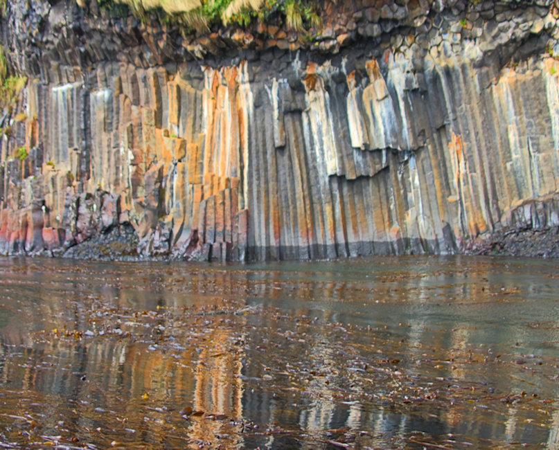 Campbell Island, New Zealand - basalt cliffs