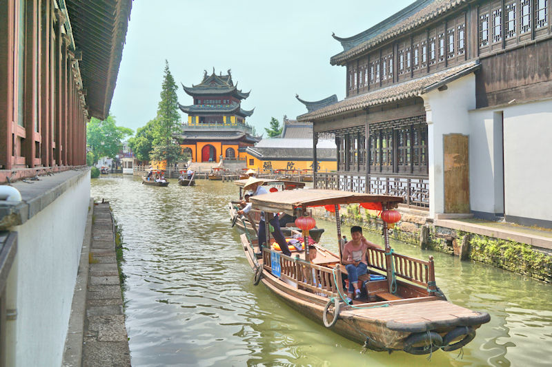 Zhujiajiao, 50 km west of Shanghai, China