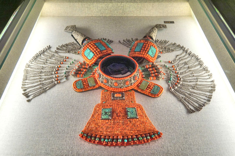 MONGOL coral headpiece, early 20th century, China