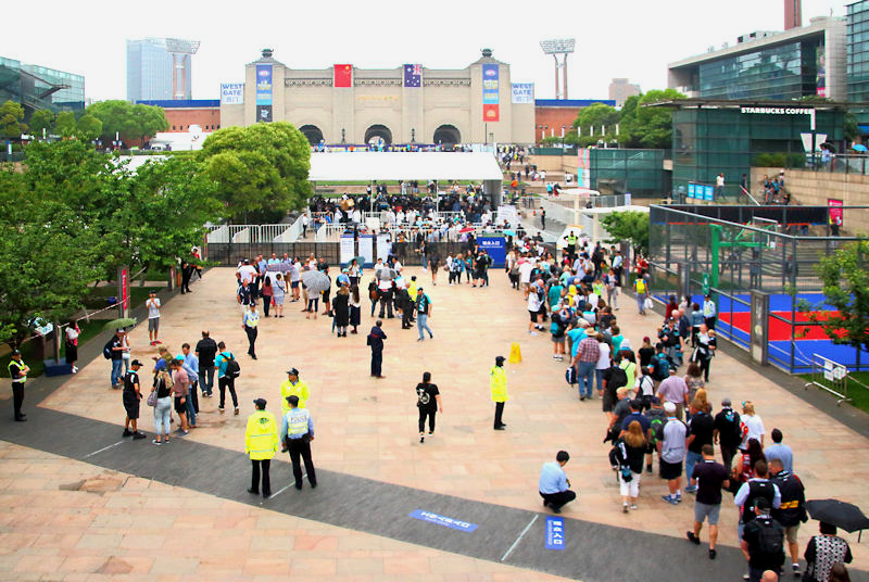 Entrance to the Jiangwan Stadium, Shanghai