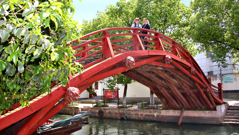 Jinze Water Town, 60 km west of Shanghai