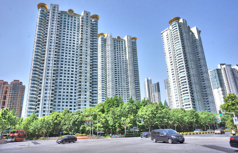 Apartment buildings, Shanghai