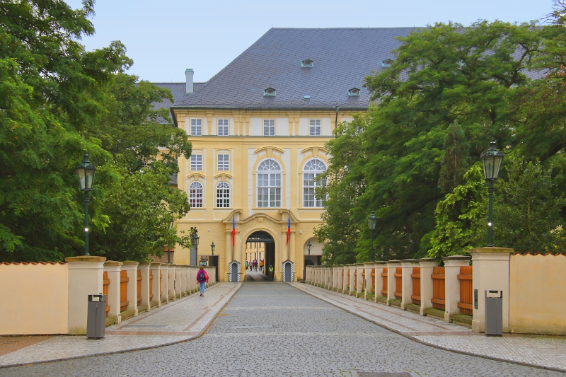 Czech Republic - Prague - An entrance to the Prague Castle complex