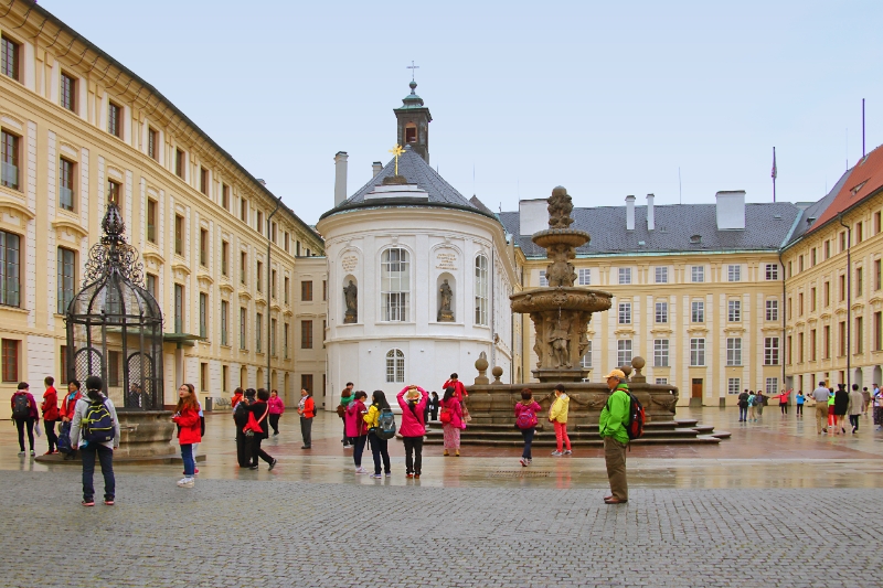 Czech Republic - Prague - Courtyard in the Prague Castle