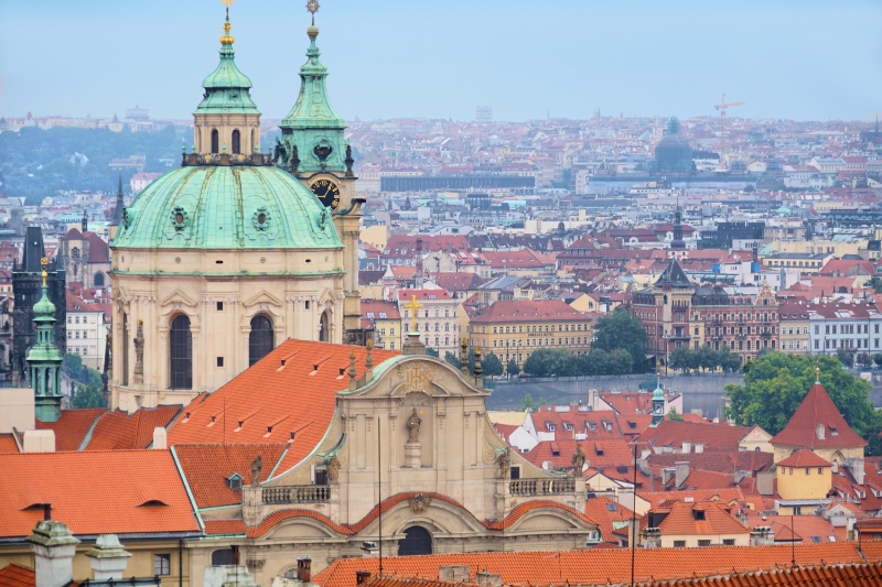 Czech Republic - Prague - Old Town in the foreground