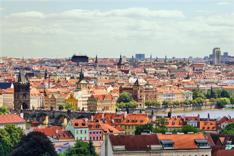 Czech Republic - View of Prague from the Castle