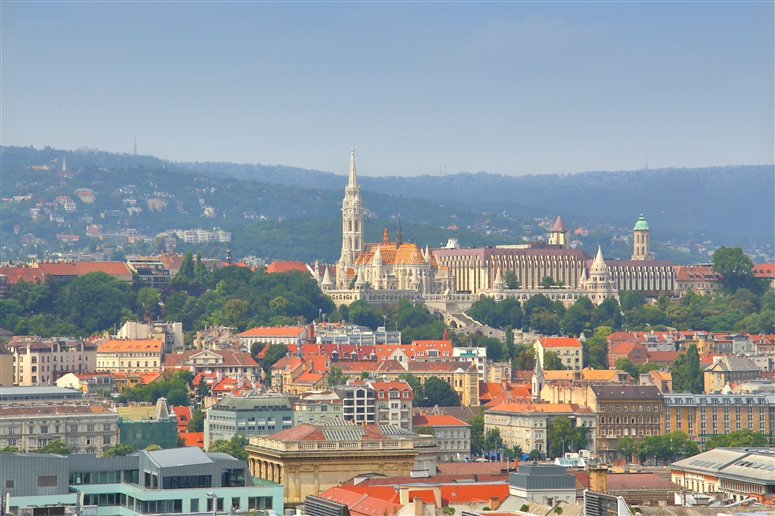 Panoramic views of Budapest