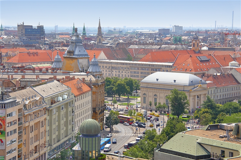 Panoramic views of Budapest