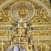 Inside the Church of Nazaré