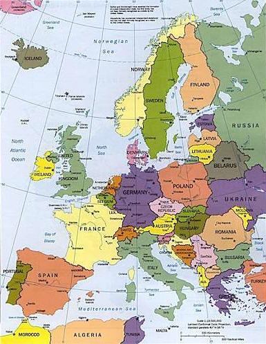 Map Of Denmark And Germany