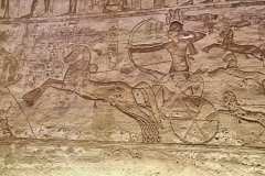 Inside the Temple of Ramesses II at Abu Simbel