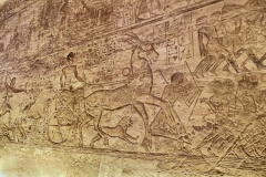 Inside the Temple of Ramesses II at Abu Simbel