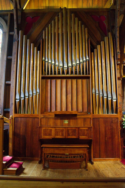 Inside Old St Paul's Church, Wellington, New Zealand