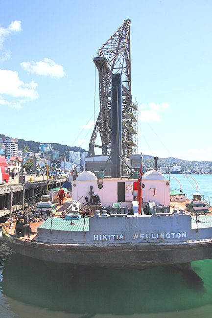 Floating Crane, Wellington harbour, New Zealand