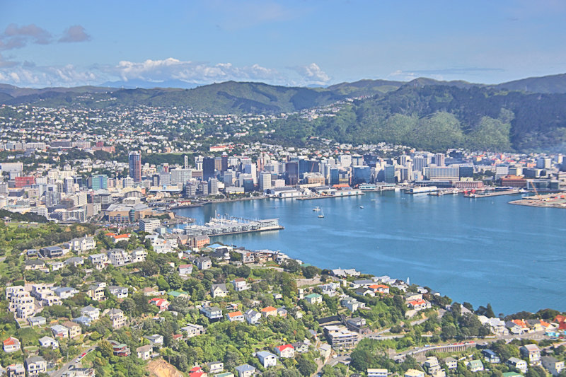 Wellington from the air