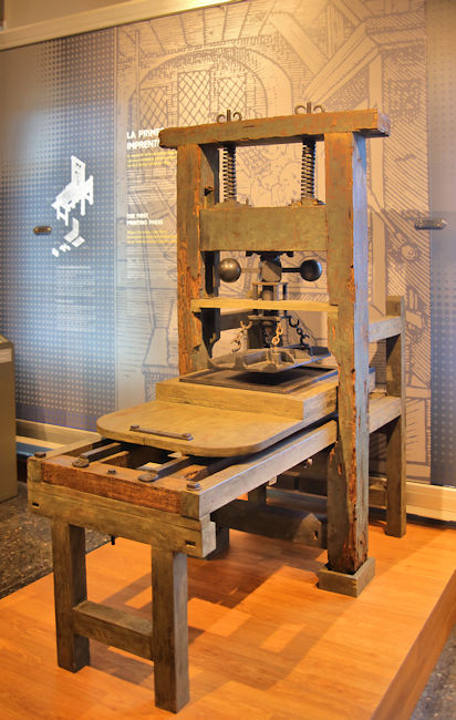 Old Printing Press, National Museum, San Jose, Costa Rica