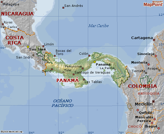 Panama map