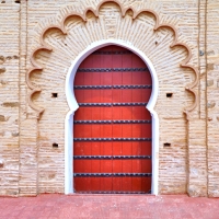 A door in the Koutoubia Mosque, Marrakesh