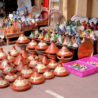 Shops in the Medina of Marrakesh