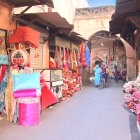 Shops in the Medina of Marrakesh