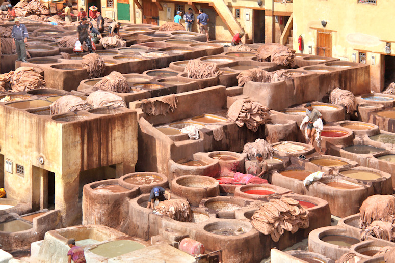 Chouara Leather Tannery, Fes, Morocco