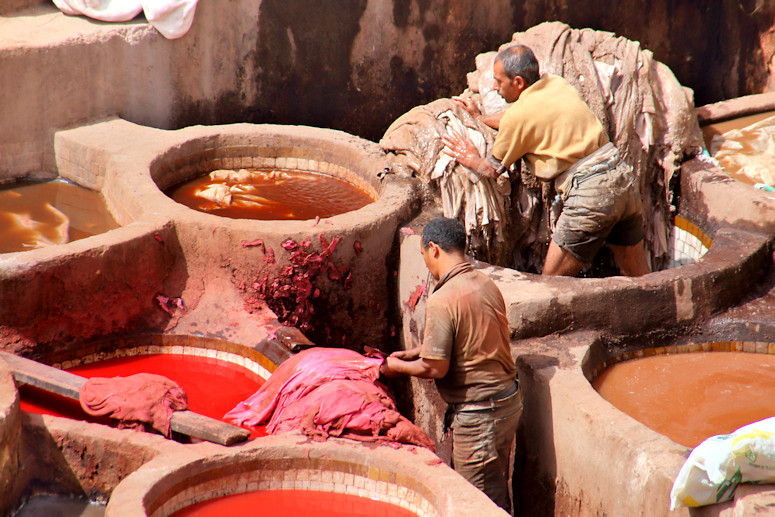 Chouara Leather Tannery, Fes, Morocco