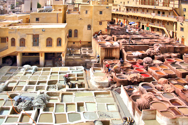 Chouara Leather Tannery, Fes, Morocco