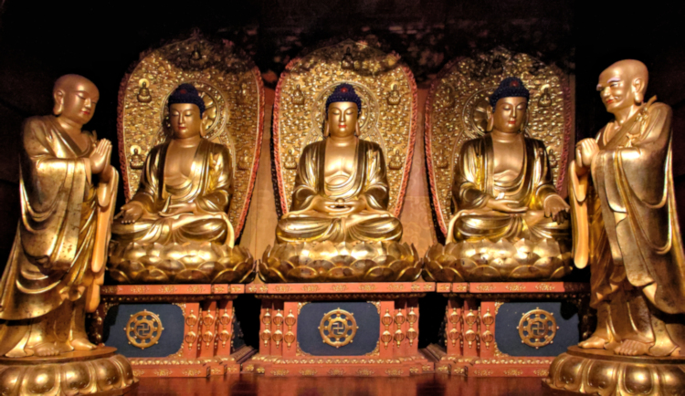 Hill Trail of Temples at Fengdu, China