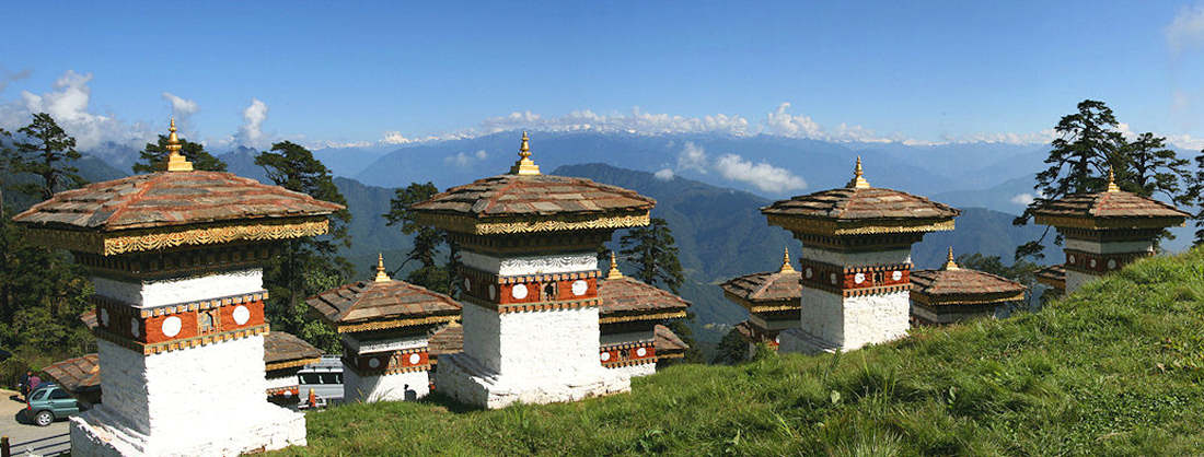 Bhutan, Chimi Lhakhang Temple, Dochula Pass, Druk Wangyal Chortens, Gangtey Monastery, Jigme Singye Wangchuck, thimpu