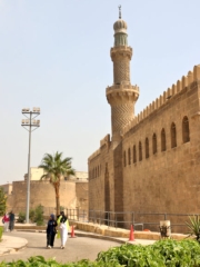 The very large 14th century Mosque-Madrasa of Sultan Hasan
