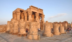 Kom Ombo Temple, on the east bank of the Nile, 50 km north of Aswan