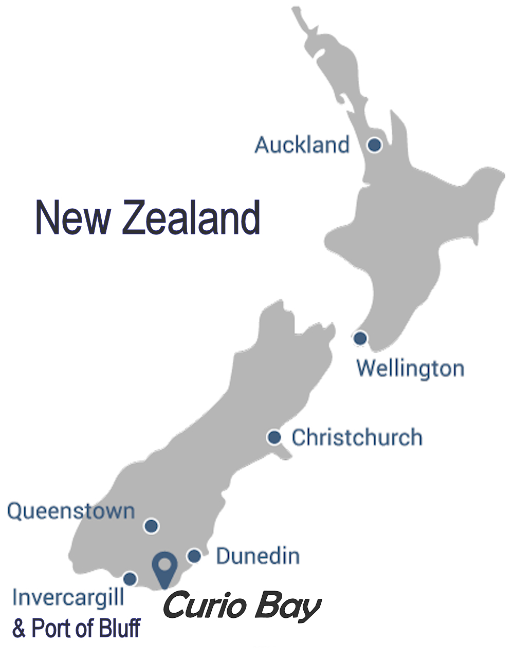 New Zealand map