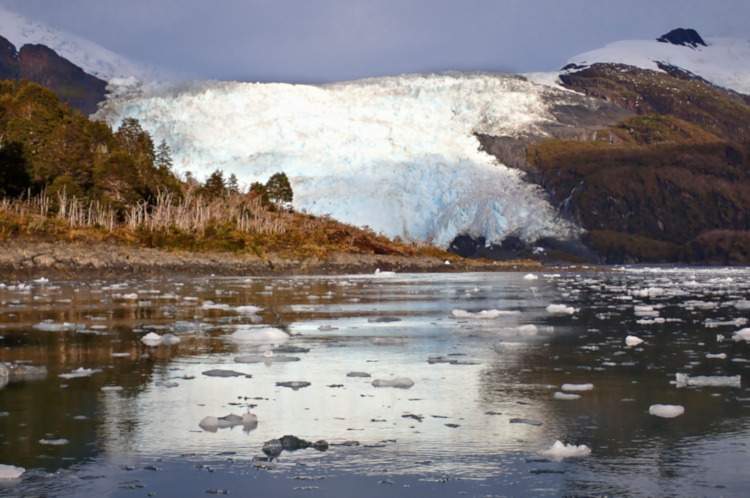 Agostini Landing_Aguila Glacier