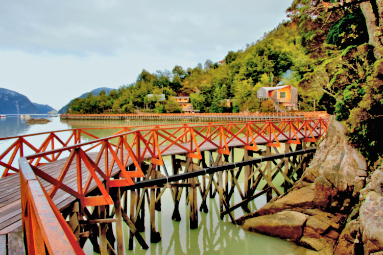 Caleta Tortel Village, Chile