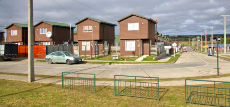 New housing development, Chonchi, Chile