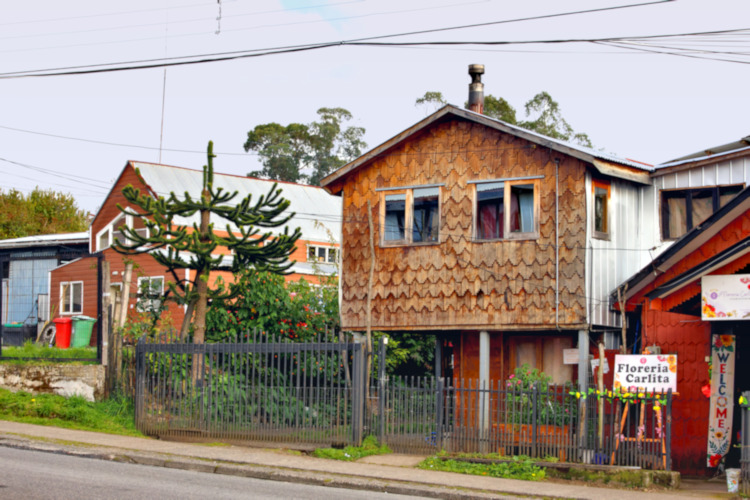 Street scene, Chonchi, Chile