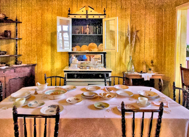Inside the Chonchi museum, Chile